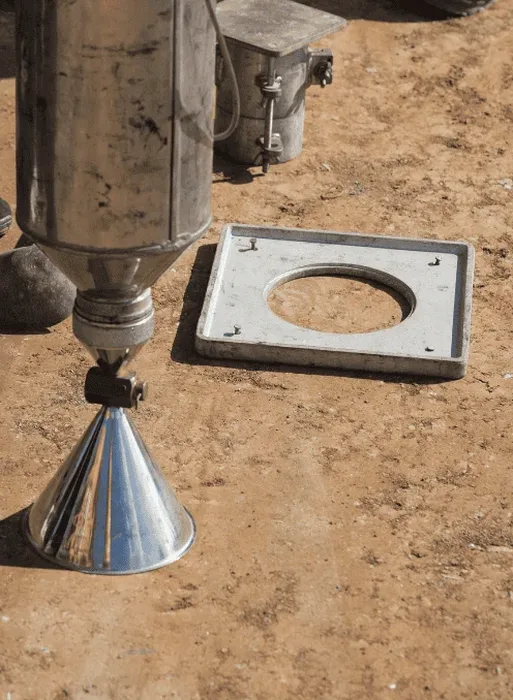 Field Density Testing (Sand Cone Method) in Fayetteville Arkansas